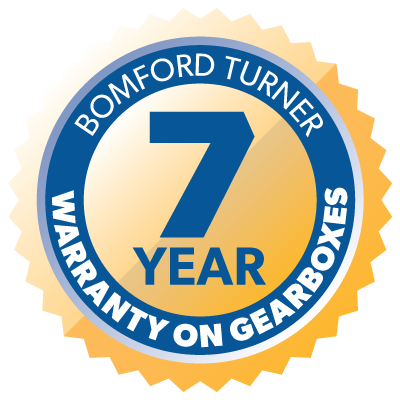 7 Year Warranty on Gearboxes